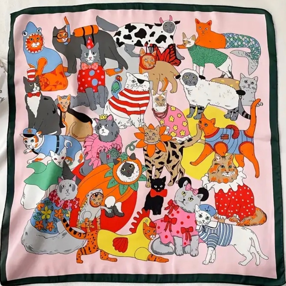 Colorful Silk Scarf